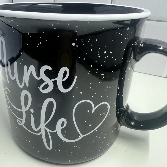 Nurse Life Black Mug - Picture 3 of 5